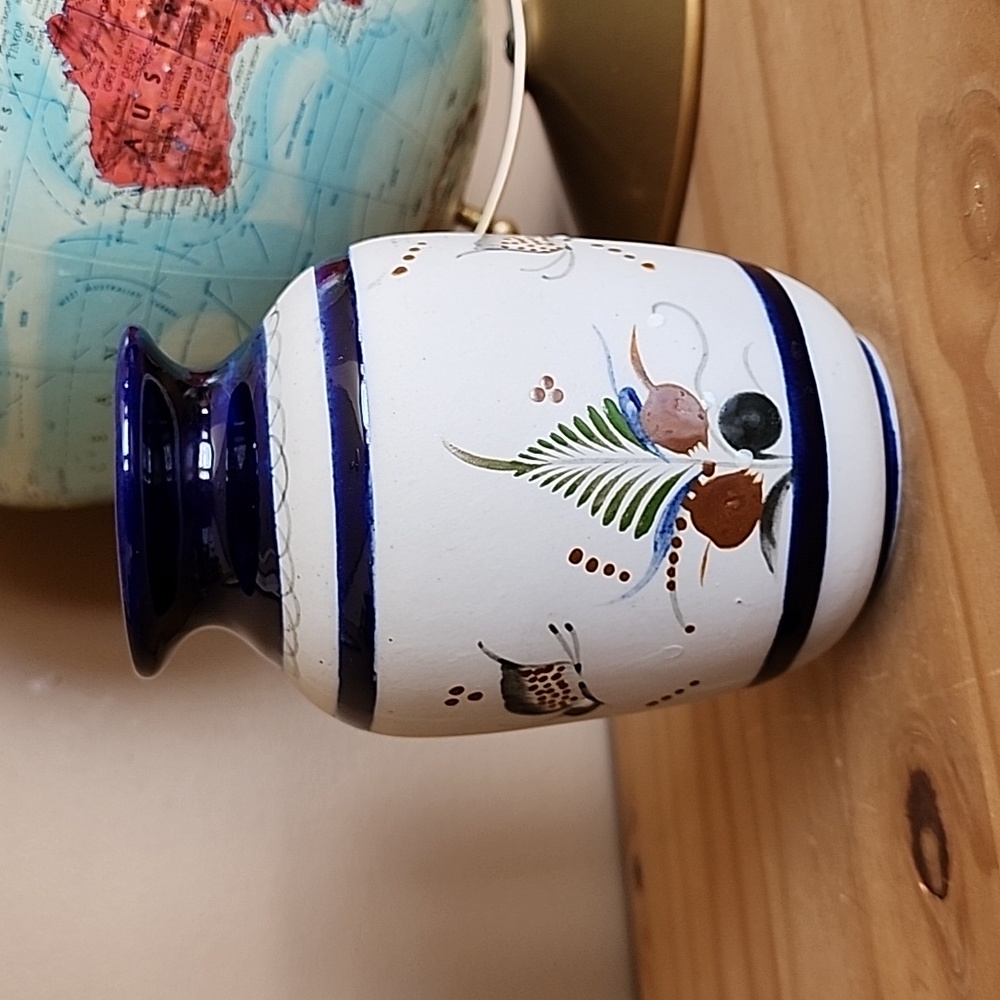 Mexican Tonala pottery vase signed - Picture 3 of 11